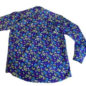 ALLAN FLUSSER Men''s Pineapple Print Button-Down